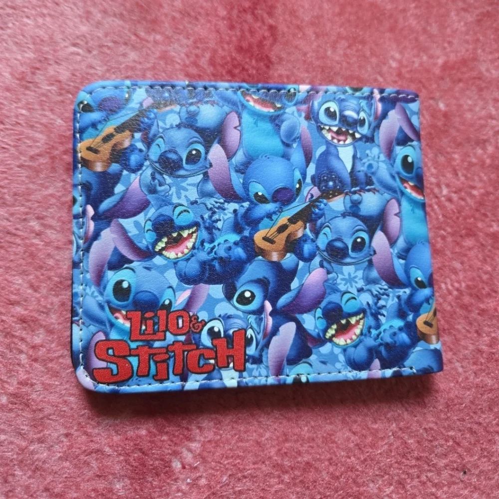 New Lilo And Stitch Anime Manga Leather Wallet